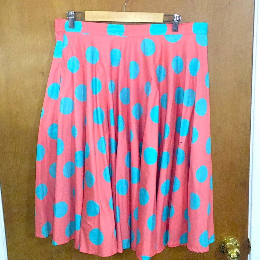 Polka Dot Magnolia Park Circle Skirt